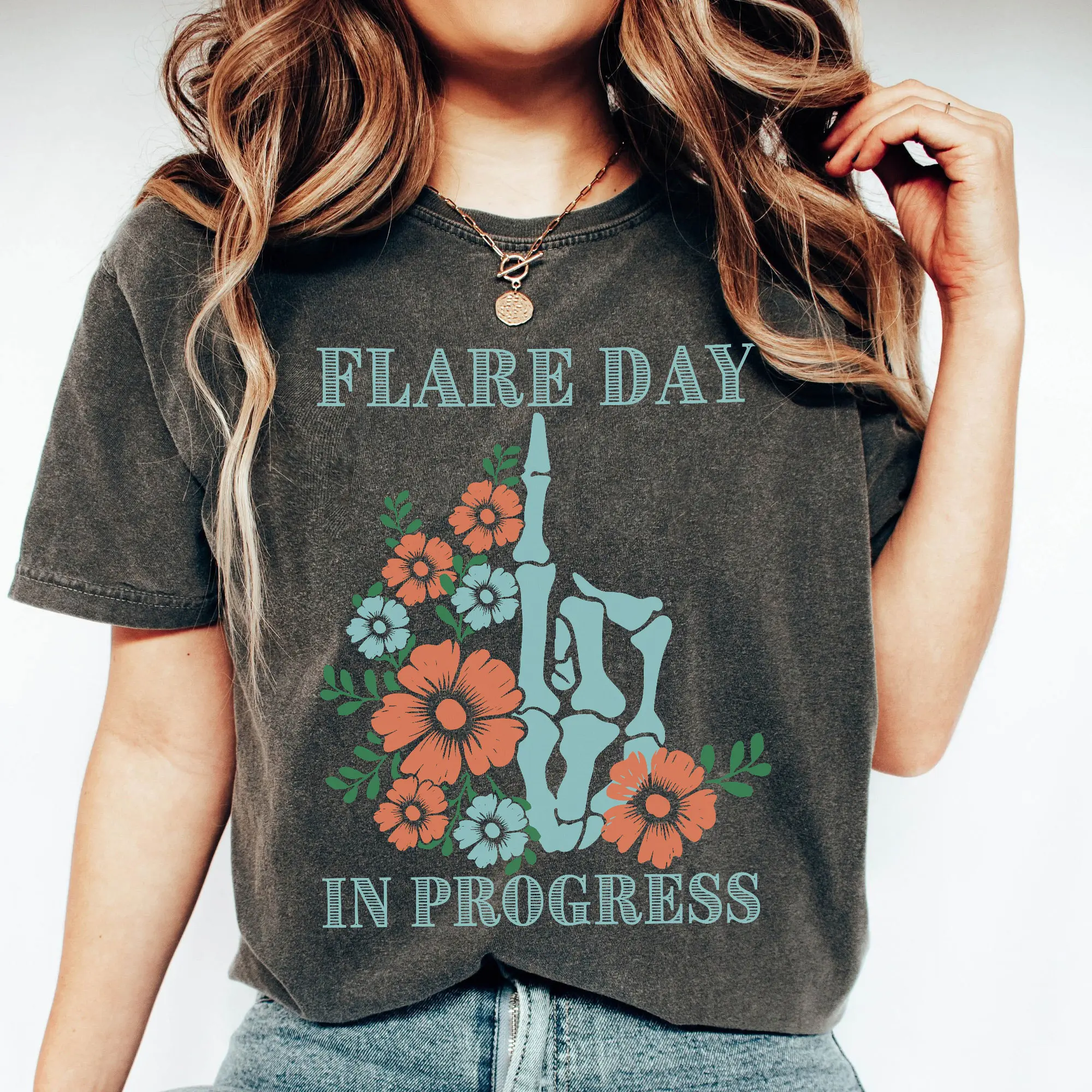 Comfort Colors Flare Day Shirt, Chronic Illness Shirt, Chronic Pain Tee, Fibromyalgia, Autoimmune Disease, Comfort Colors Shirt