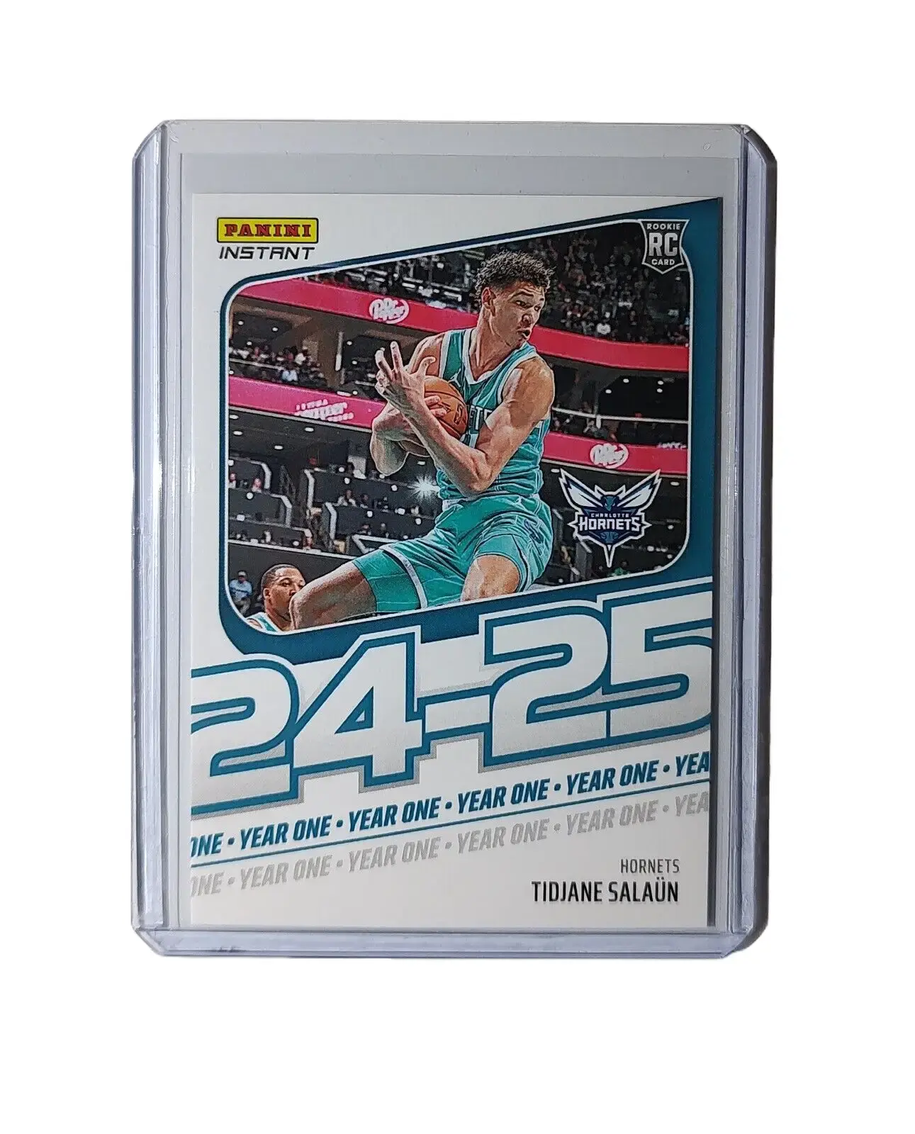 Tidjane Salaun Rookie Card 2024-25 Panini Year One #6 Charlotte 1/613