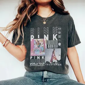 P!nk Pink Singer Summer Carnival 2023 Tour T-Shirt, Trustfall Album Shirt, Pink Tour Shirt, Music Tour 2023 Shirt