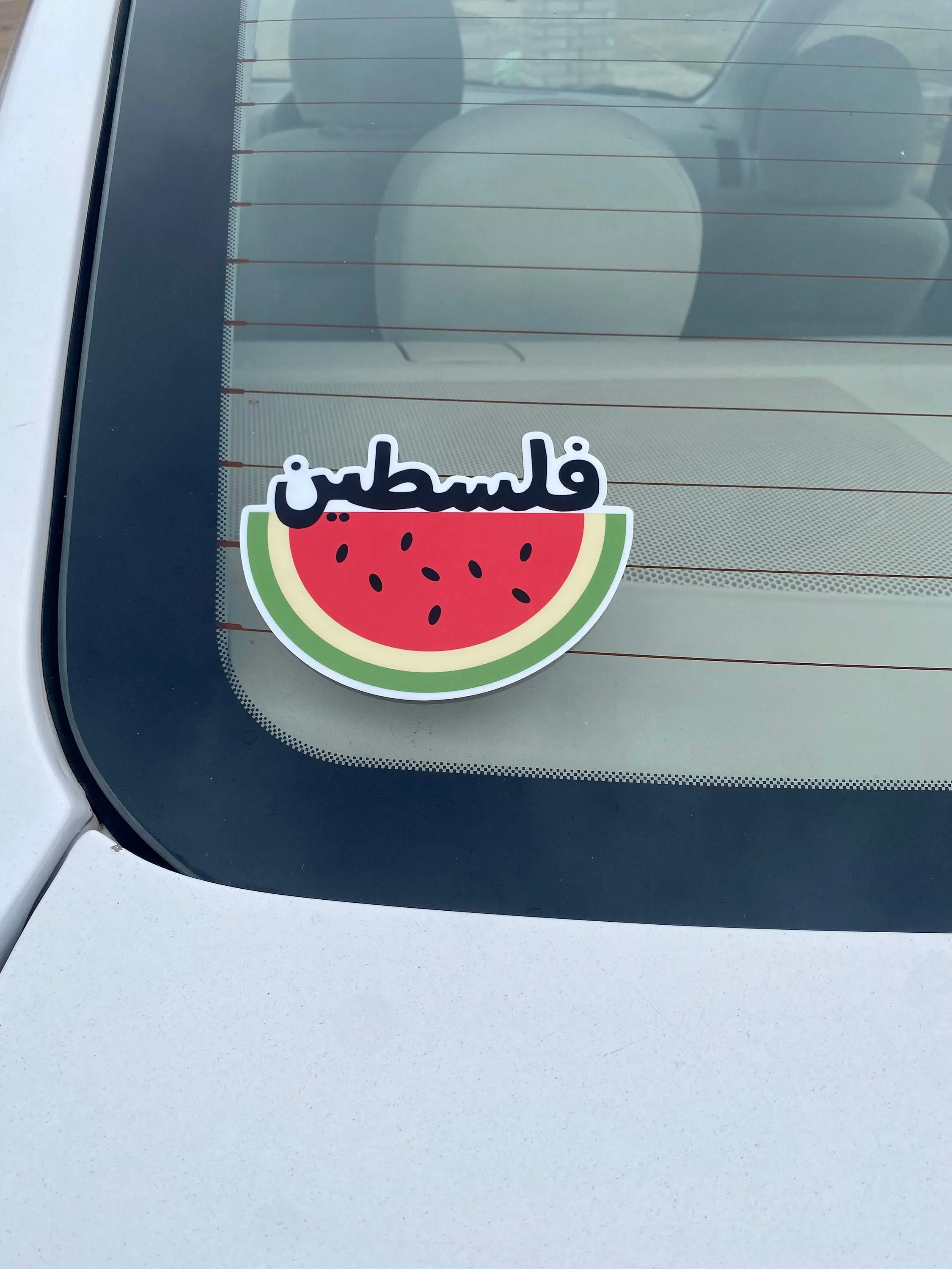 Palestine Watermelon Bumper Sticker, Palestine Watermelon Car Sticker, Palestine Sticker, Watermelon Sticker