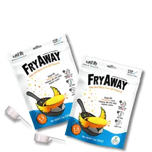 FryAway Super Fry x 2 - Cooking Oil Solidifier, As Seen on Shark Tank, Solidifies 24 Cups of Oil, Plant-Based Powder, Mess-Free Cleanup, Easy to Use, Made in the USA, Kosher