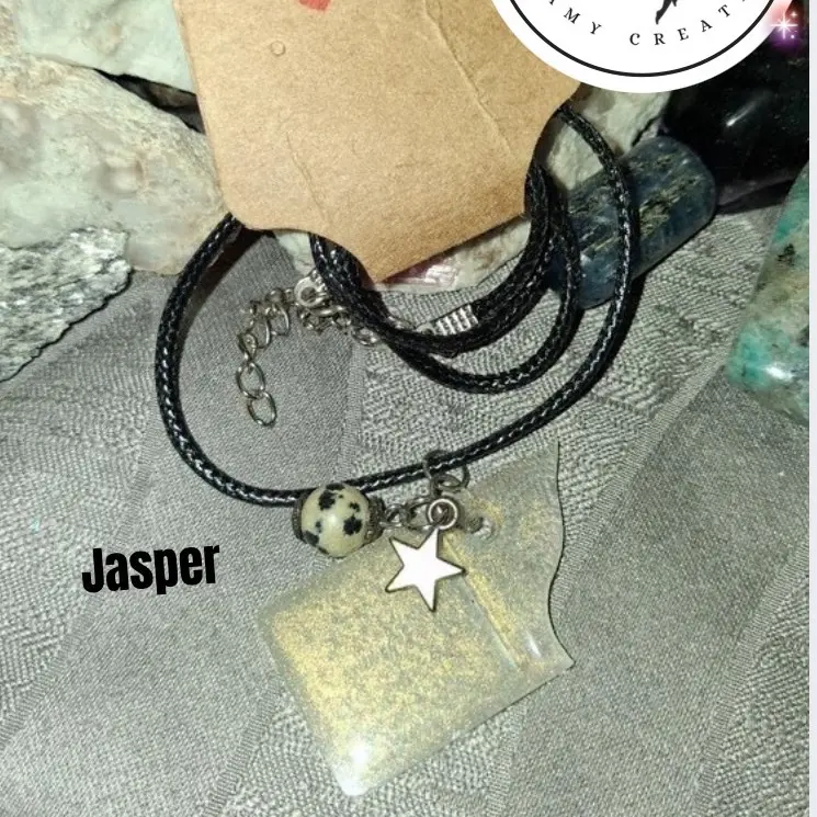Jasper Necklace, Natural Gemstone Jewelry Accessory for Women