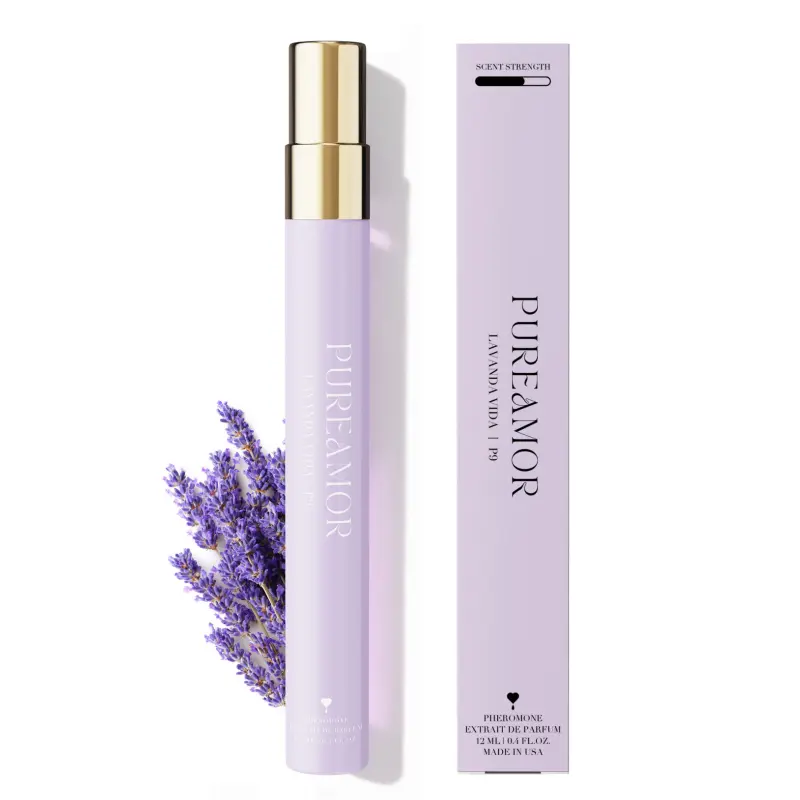 Lavanda Vida P9 Pheromone Perfume for Women, 12ml Travel Size Spray, Long Lasting Floral Scent