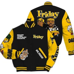 Varsity Jacket To Match Corteiz Air Max 95 Tour Yellow - Friday Sneaker Stress Style All Over Print A28
