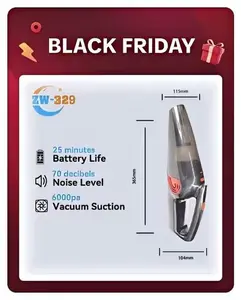 Handheld Wireless Car Vacuum Cleaner 9000Pa Suction Power Fast Charging Function Long Battery Life Ideal for Car Cleaning and Gift