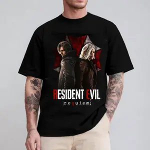 Resident Evil Requimeni T-Shirt And Hoodie, Leon And Grace T-Shirt, Gift For Fans