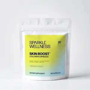 Skin Boost Capsules | Collagen Capsules (180 Pills) | 30 Days of 2500mg VERISOL Collagen Peptides & Vitamin C | Improves Skin Elasticity & Appearance of Fine Lines | Strengthens Hair & Nails