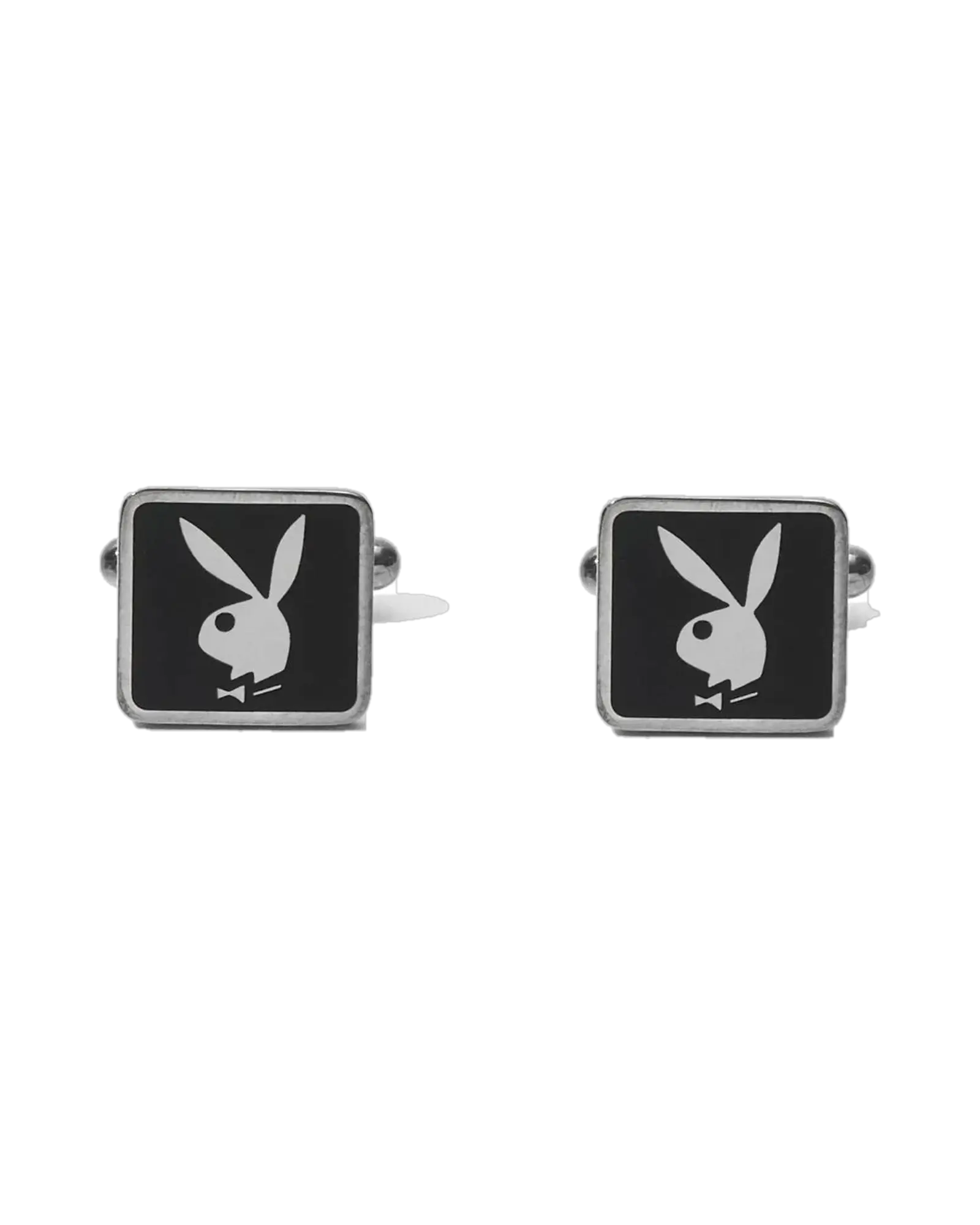 Playboy Men's Rabbit Head Cufflinks Silver