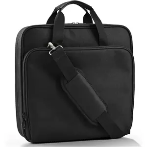 Zipper Binder with Strap - 2 Inch 3-Ring Trapper Keeper Binder - 500-Sheet Capacity - Multi-Pocket Organizer Binder for School and Office (Black)