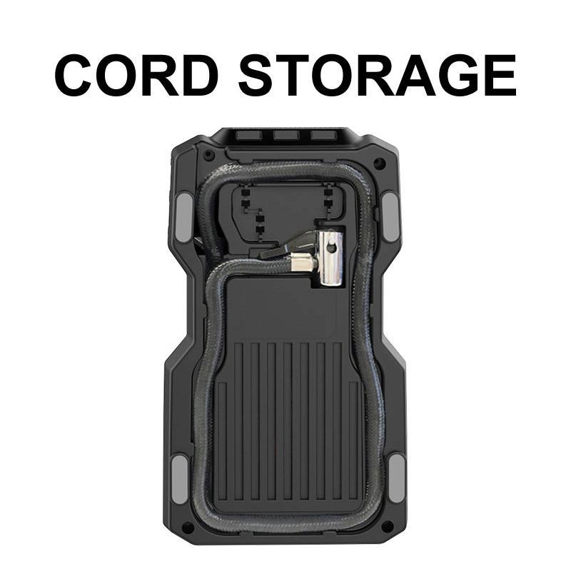 AC/DC 12V  Portable Compressor Electric Car Compressor with LED Car Tyre Inflator Pump Dual-Purpose Suitable for Car Motorcycle