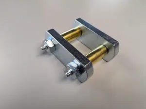 Heavy Duty 2.25" Shackle Suspension Upgrade Kit for Tandem Axle Trailers