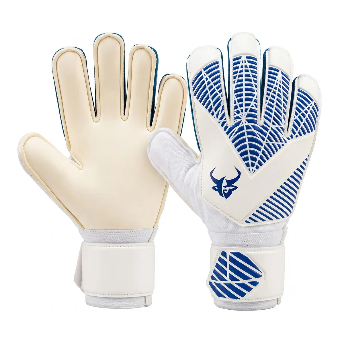 Goalkeeper Gloves with Fingersave, Breathable Soccer Goalie Gloves, 4mm Latex, for Youth and Adult, Football Equipment, Soccer Gear