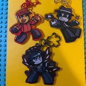 Roblox Forsaken Keychain Acrylic Charms - Chance Elliot Two Time Forsaken Keychains | Unique Keychain Designs | Perfect for Backpacks, Keys and Gifts | High Quality and Customer Favorite Items