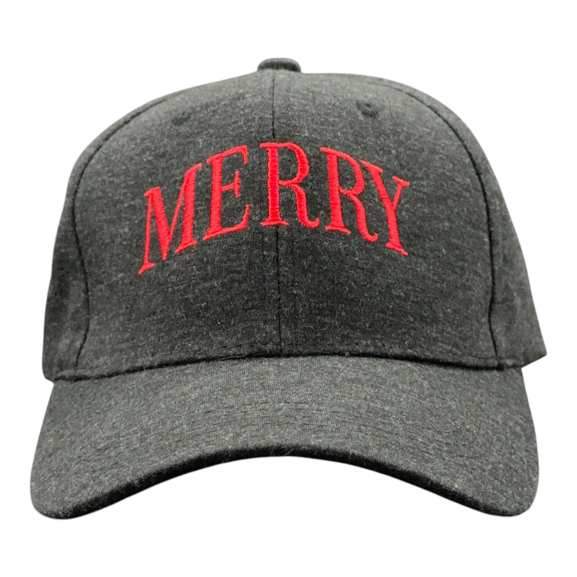 Merry Hat Funny Sarcastic Christmas Spirit Baseball Cap Funny Hats Christmas  Novelty Caps for Men Black - Standard