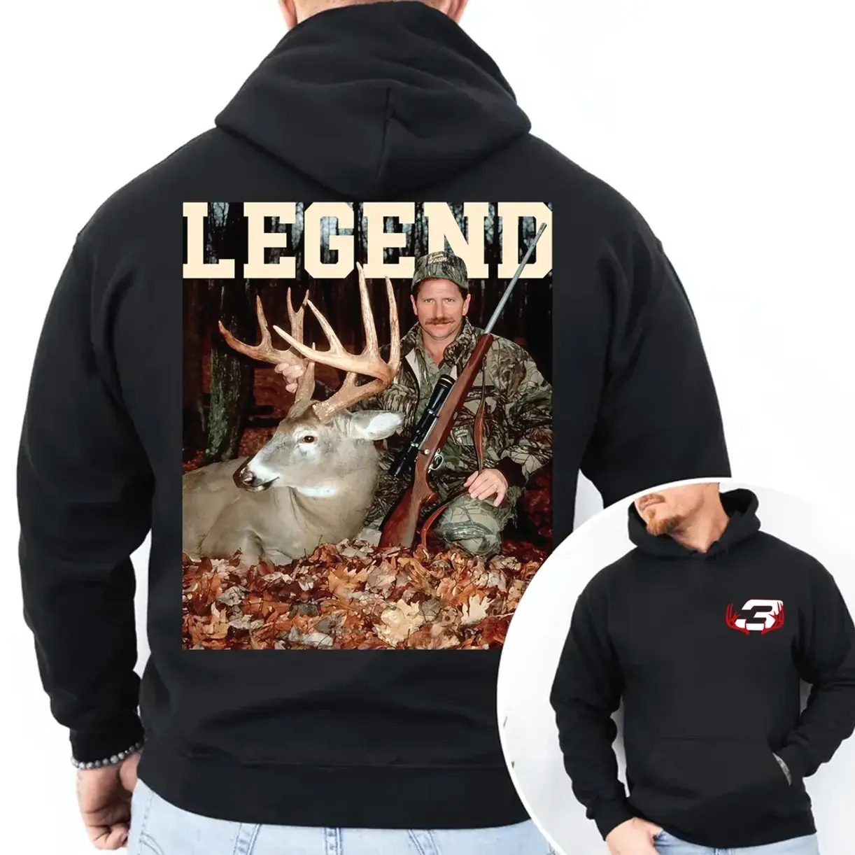 Dale Earnhardt With Deer Hoodie, Vintage Hunting Season Shirt, Unisex Graphic Menswear Top For Racing & Hunting Fan T-Shirt Streetwear, Gift For Her, Gift For Him