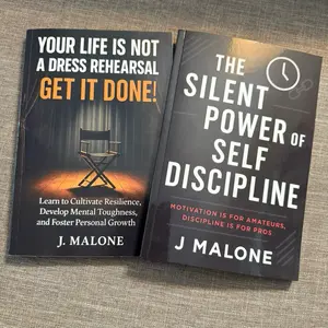 Book Bundle - Your Life is Not a Dress Rehearsal & The Silent Power of Self Discipline