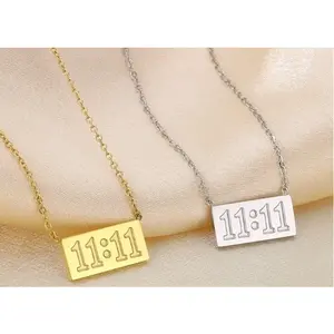 11:11 Make a Wish Necklaces in Gold or Silver