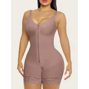 Shapewear for Women Tummy Control Bodysuits Zip-Up Comfort Ultra Stretch Fabric Customizable Fit Breathable Mesh Design Comfortable Fit