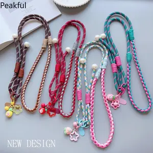 Phone Lanyard | Trending Crossbody Shoulder Strap with Card Patch | Heavy Duty Anti-Lost Hanging Chain for Men Women | Sturdy Outdoor Hiking Phone Lanyard Compatible with Most Phone Cases for Travel, Climbing & Daily Use