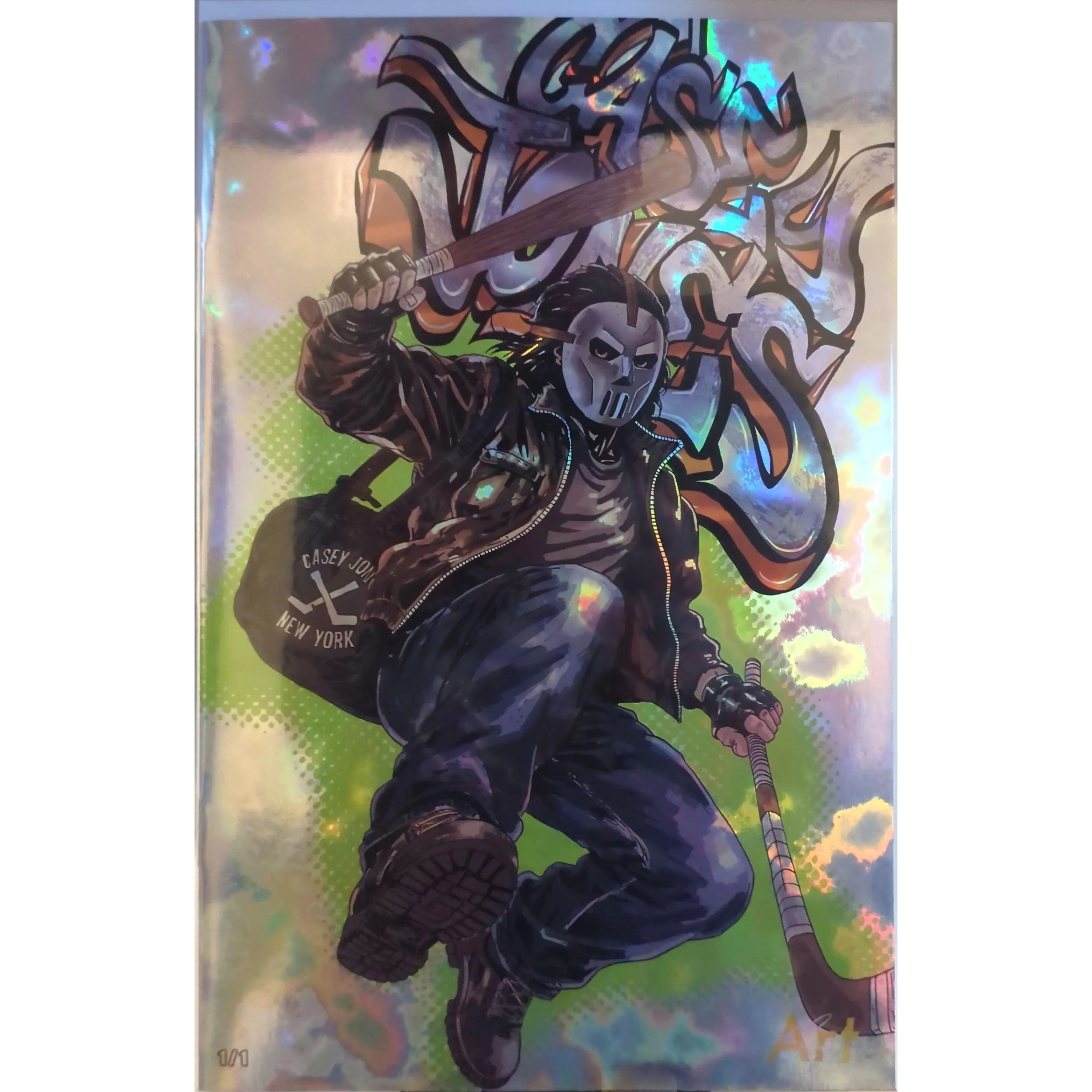 Exclusive 1/1's Artbook by J.Pedro - TMNT - Splinter, Casey Jones, Hun and the Rat King