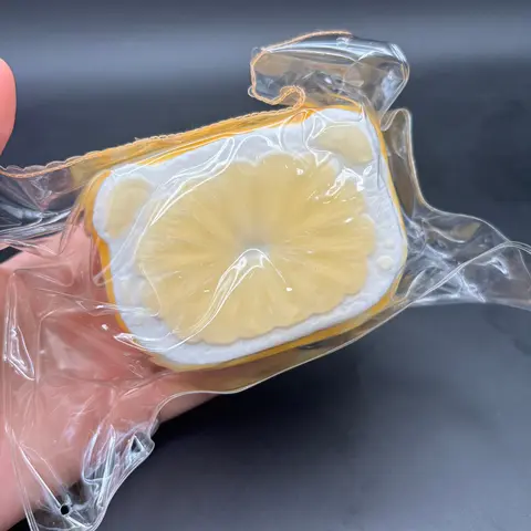 Frozen butter orange kitty moldable large taba squishy
