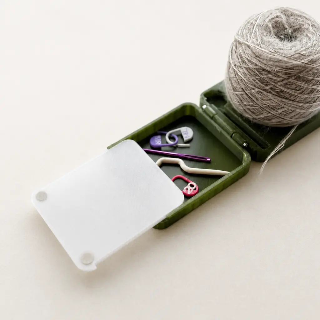 Portable Compact Yarn Spinner, Foldable Single & Double Spindle Yarn Holder, Travel Knitting Crochet Thread Organizer