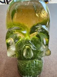 Epoxy Skull Inlaid with various objects