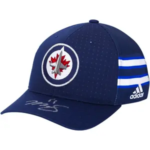 Mark Scheifele Winnipeg Jets Autographed Navy Adidas Cap - Fanatics Authentic Certified