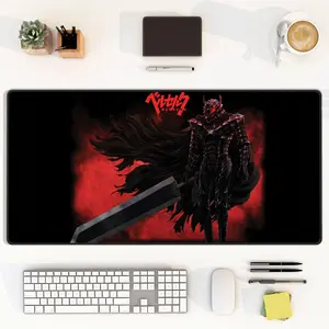 [Sale Up To 50%] Berserk Red Shadow Guts Armor Gaming Desk Mat Mouse Pad