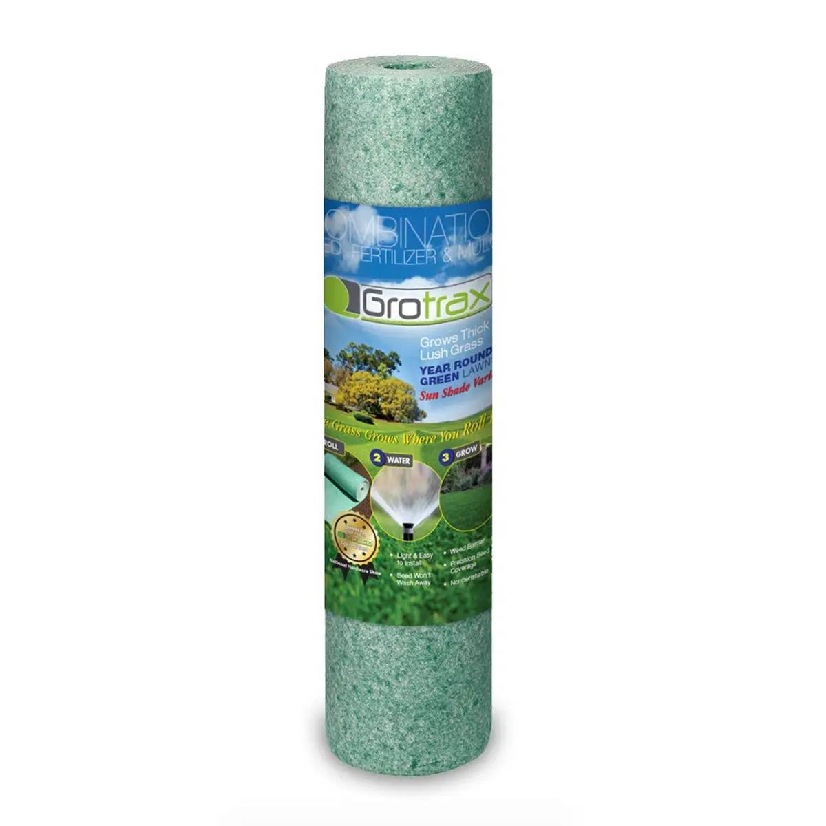 GTX Turf Farms LP 24 in. x 50 ft. Year Round Green Mixture Grass Roll