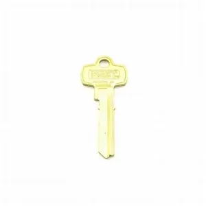 212 MAIN Uncut Brass Key Blank, Stanley Best Peaks 7-Pin B1 Keyway Design, for Home Improvement Door & Gate Lock Replacement, Uncut Form, Uncut Key