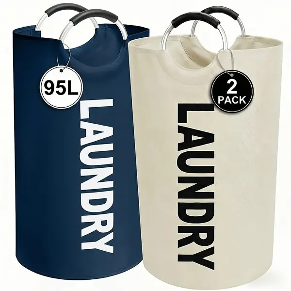 Navy blue + off-white (25.1gal large capacity)