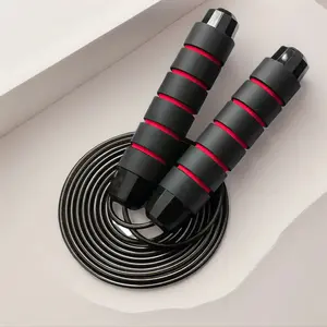 Fat burning Adjustable Speed Jump Rope with Steel Wire Bearing for Adults Fitness Cardio Workout Students Sports Training High Speed Rope for Burning Fat and Professional Exercise