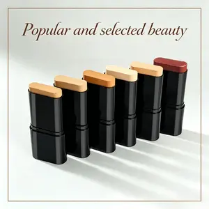 Get Flawless Fast: Long-Wear Foundation & Contour Duo Stick w/ Applicator Foundation Concealer Makeup