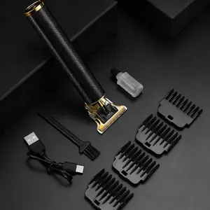 Professional Hair Trimmer for Men Beard Trimmer Hair ClippersCordless Rechargeable with Metal Body Ideal for At HomeGrooming Kit