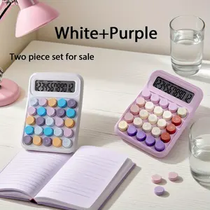 Simple and lightweight calculator, ergonomic design, sensitive touch, comfortable and accurate calculation, LED display, battery powered (excluding battery)