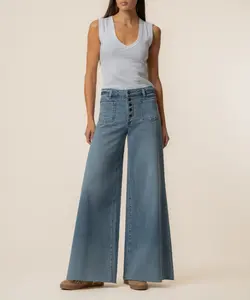 Blake High Rise Super Wide Leg in Bright Wash