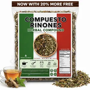 5oz Riñosan Herbal Tea - Riñones Traditional Kidney Wellness Support Blend - Corn Silk, Horsetail, Myrtle  Malva - 100% Natural Loose Leaf Infusion - Kidney Compound Tea IMPORTED FROM MEXICO