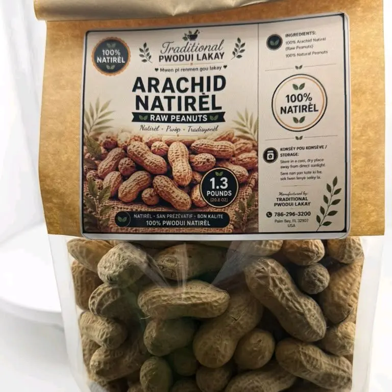 pistach vét\ Raw peanut
