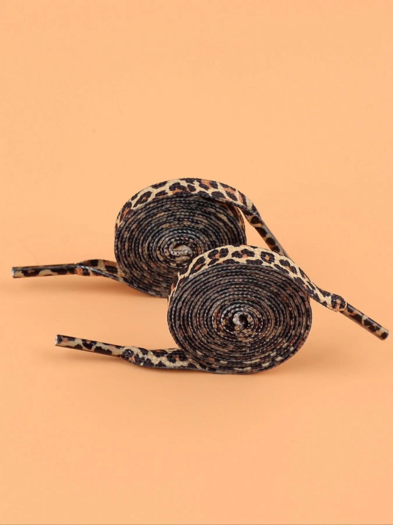 Fashion Leopard Pattern Shoelaces, Ladder Laces, Bootlace Lace Up, Casual Shoelaces for Women & Men, Shoes Accessories for Sneakers, Shoe Strings For Sneakers, Sports Shoes, Running Shoes, Footwear