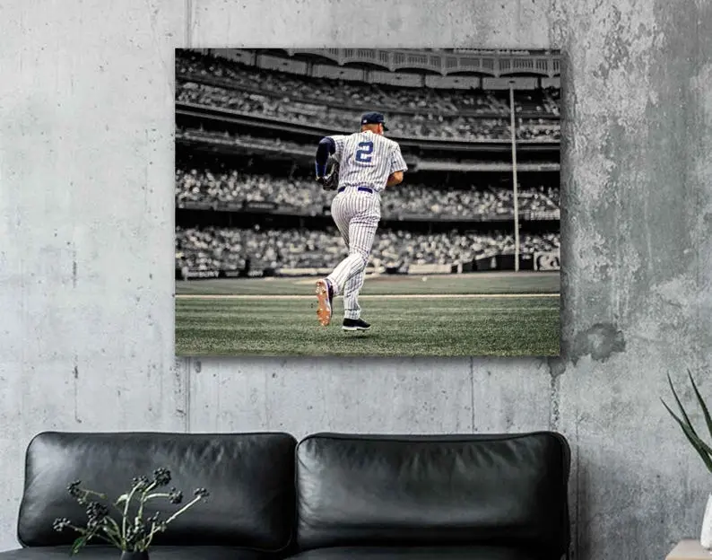 Derek Jeter Showcase Poster Print Unframed Print - New York Yankees - Wall Art, Sports Art Print, Kids Decor, Man Cave, Poster Print Unframed Art, Gift, Baseball