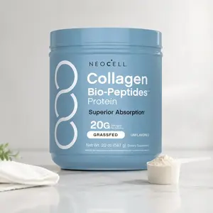 2x NeoCell Multi Collagen Bio-Peptides Powder - With Hyaluronic Acid and Vitamin C - 10 Types of Collagen - 2 Pack Bundl