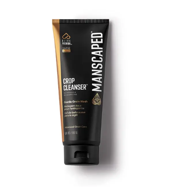 MANSCAPED Crop Cleanser Groin Wash, Men’s UltraPremium Invigorating Formula for Below-The-Waist Cleaning, Refreshing Shower Gel For Men Infused with Vitamin E and Aloe, Vegan body wash (6 oz)