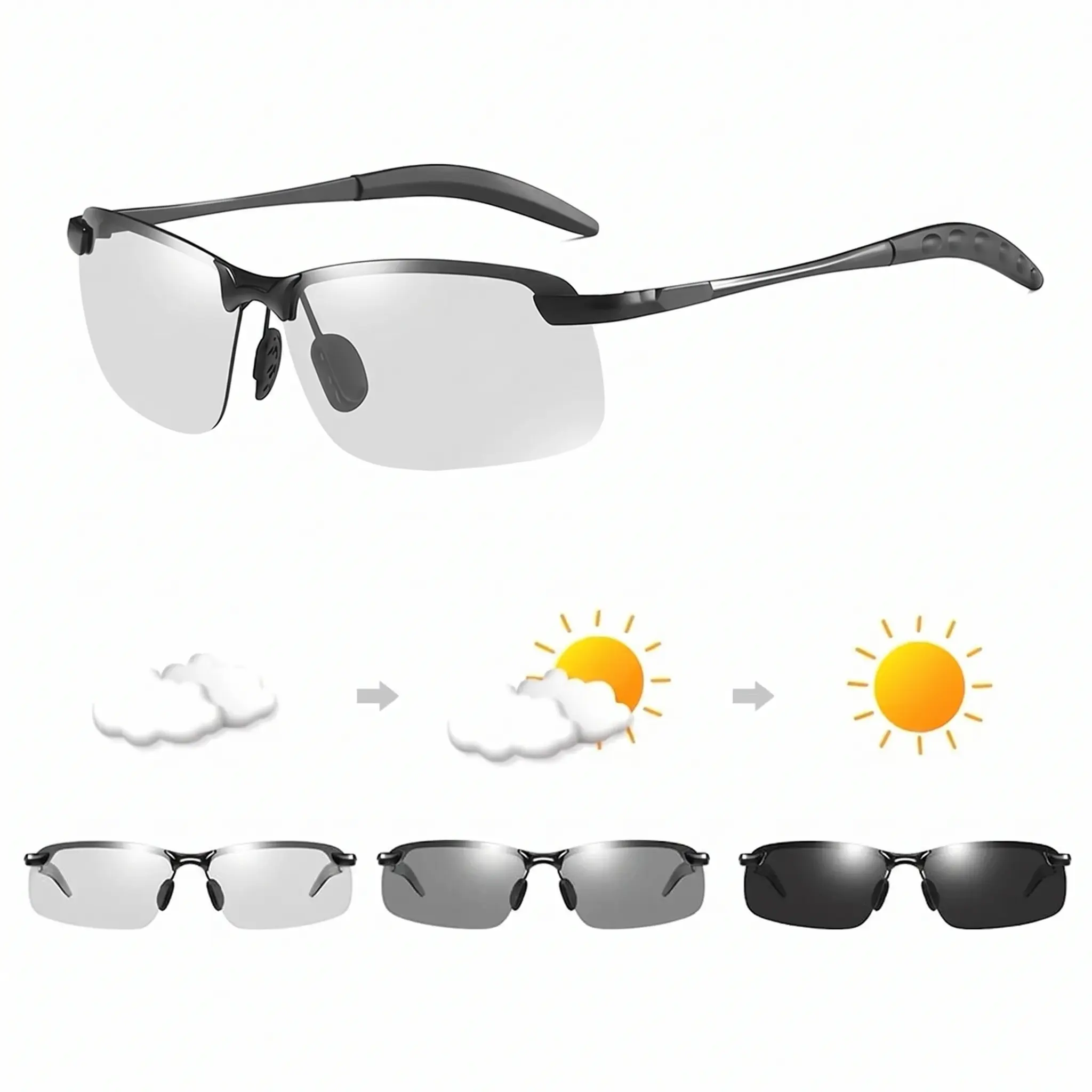 Polarized Sunglasses UV400 Anti-Blue Light | Unisex Trendy Sport Shades for Beach Hiking Travel Outdoor Summer