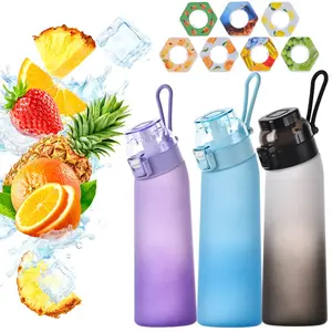 700ML Aroma Infused Water Bottle, Scented Water Cup, Sports Water Bottle with 7 Flavor Capsules, Air Hydration Bottle for Sport and Travel