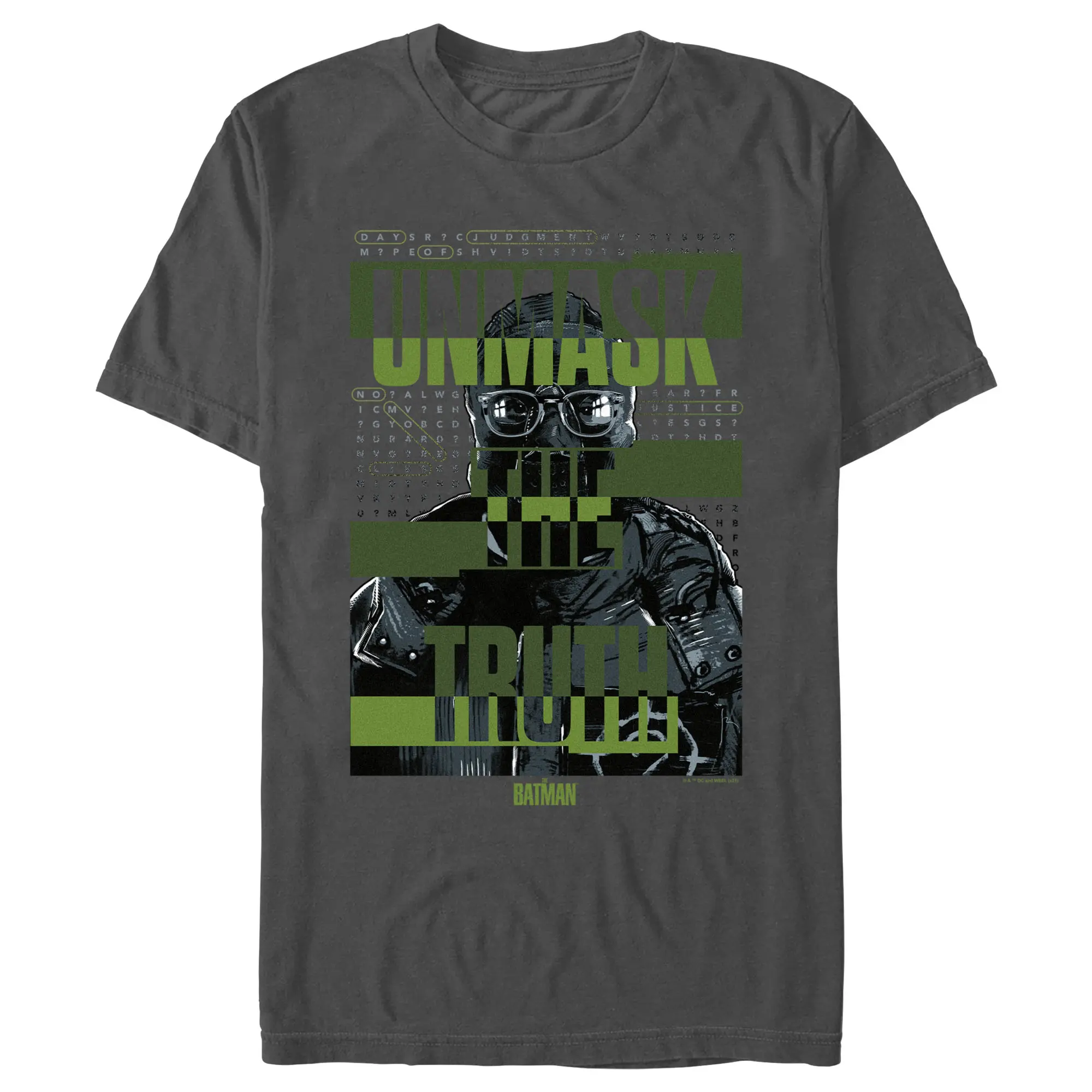 Men's The Batman Riddler Unmask The Truth T-Shirt