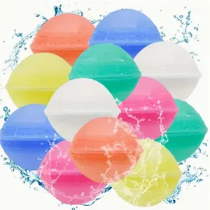 Reusable Silicone Water Balls, Magnetic Water Bombs, Quick Inflation Pool Toys, Summer Outdoor Party Supplies, Backyard Fun Games, Silicone Ball Set