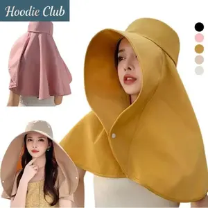 Women Wide Brim Sun Hat Foldable Lightweight UV Protection Bucket Hat Solid Color Lavender Breathable Sun Protection Cap Adjustable Strap Casual Outdoor Hat for Beach Gardening Hiking Travel Summer Sun Hat Face Neck Shade Stylish