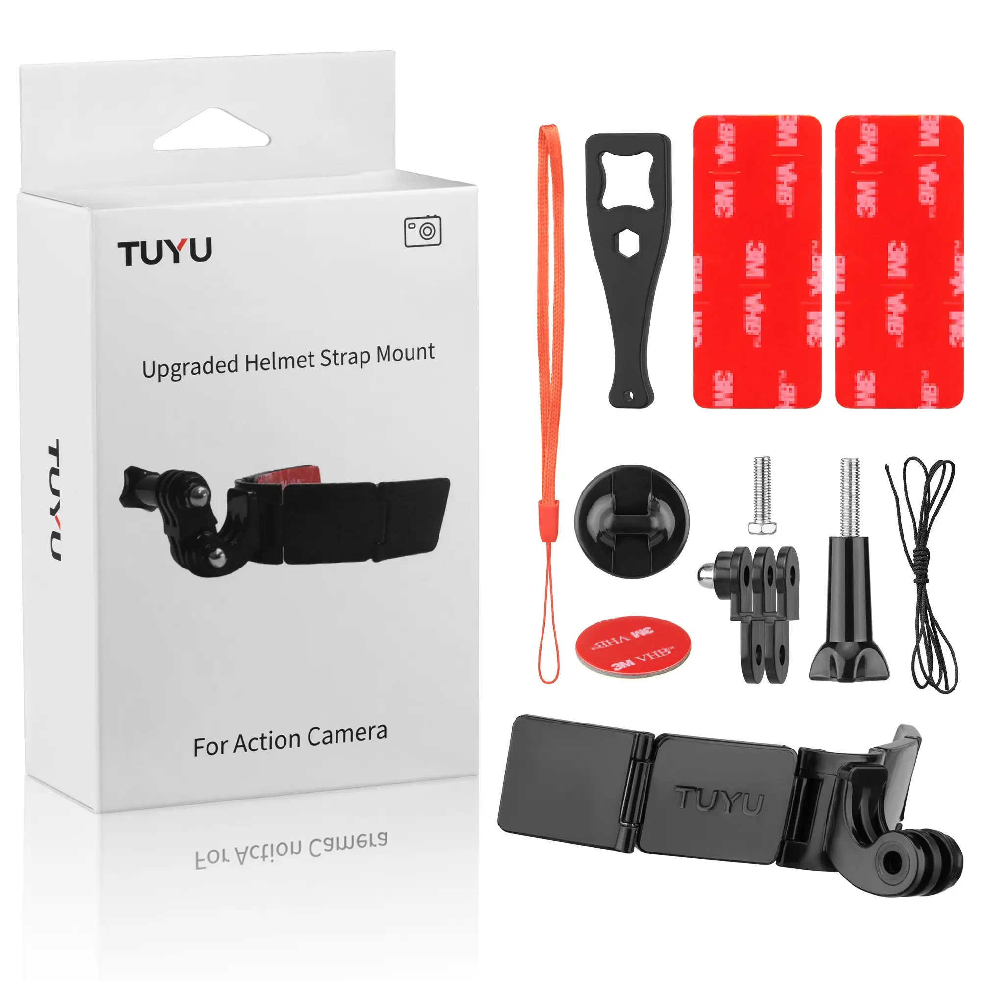 Motorcycle Helmet Action Camera Mount, Sports Camera Accessories, Fpv First Person View Shooting Stand, Hinge Design Fits Various Helmets, Compatible with for Gopro/dji