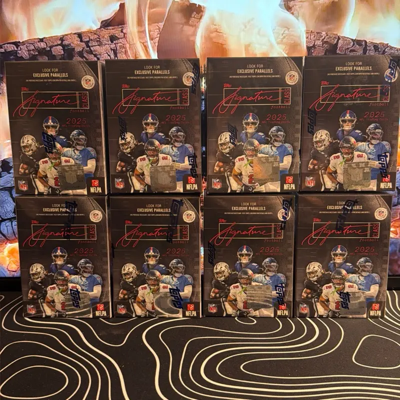 Break 427 8 Box Break - 8x 2025 Topps Signature Football Blasters PYT Break
